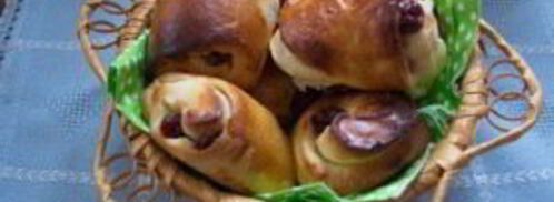 сладкие булочки на кефире. Шаг 9