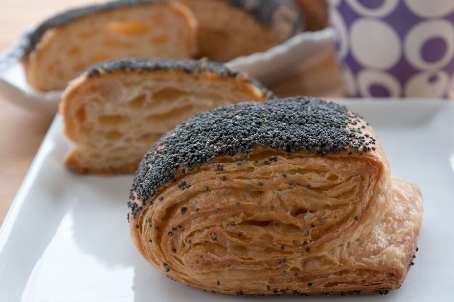 Рецепт слоеные булочки с маком