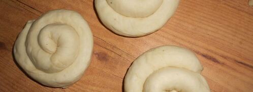 сырные булочки-улитки ассорти. Шаг 4