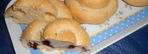 сырные булочки-улитки ассорти. Шаг 6