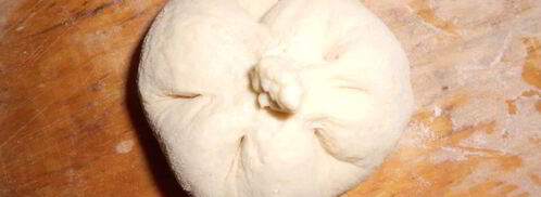 ванильно-маковые булочки с творогом и черникой. Шаг 4