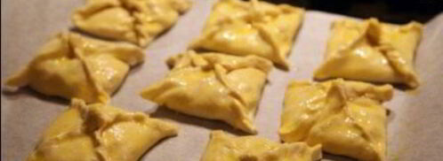 венгерские ватрушки с карамелизированными грушами. Шаг 4