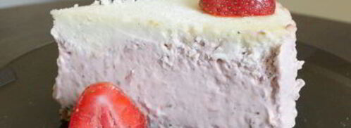 чизкейк клубника со сливками. Шаг 11