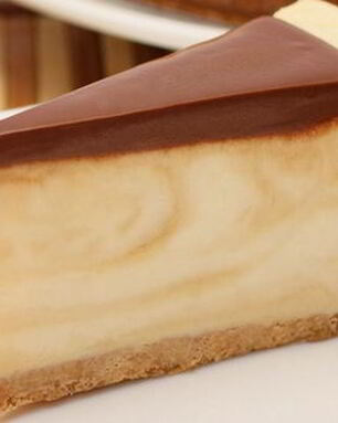 Чизкейк с крекером и молочной карамелью