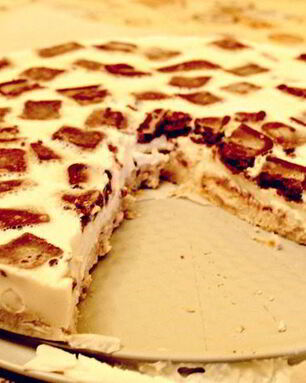 Чизкейк с шоколадным печеньем