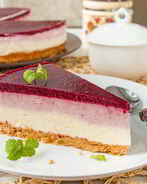 Холодный вишневый чизкейк