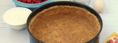 малиновый чизкейк. Шаг 6