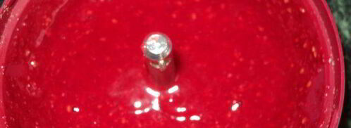 мраморный чизкейк с малиной и персиками. Шаг 2