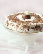 Новогодний чизкейк с ликером Бейлис и шоколадной крошкой