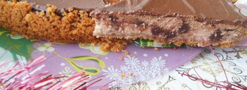 шоколадный чизкейк новогодний. Шаг 10