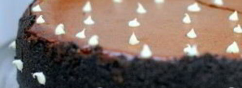 шоколадный чизкейк с карамелью. Шаг 3