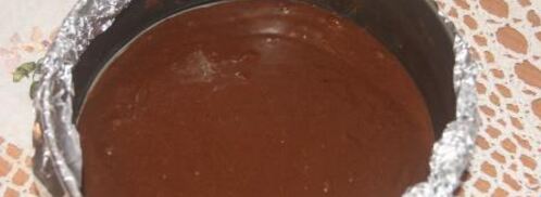 шоколадный чизкейк с малиной. Шаг 2