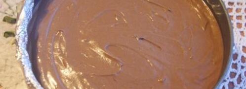 шоколадный чизкейк с малиной. Шаг 7