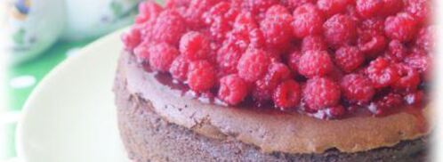 шоколадный чизкейк с малиной. Шаг 8