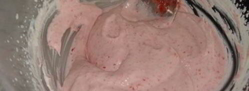 шоколадные мини-чизкейки с воздушным клубничным кремом. Шаг 4