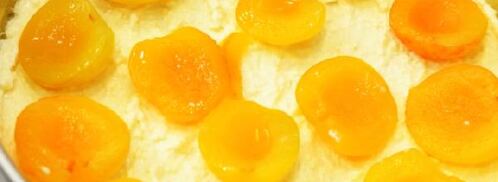 творожный чизкейк с абрикосами. Шаг 6