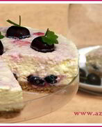 Вишневый чизкейк с ароматом корицы