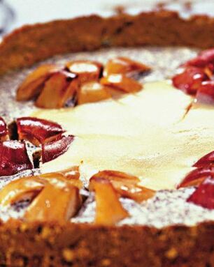 Яблочный чизкейк с маком