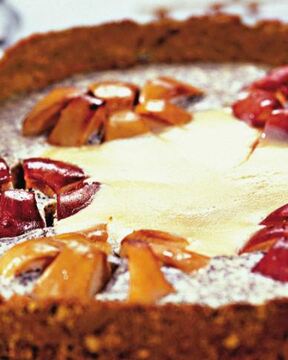 Яблочный чизкейк с маком