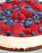 Ягодный чизкейк без выпекания