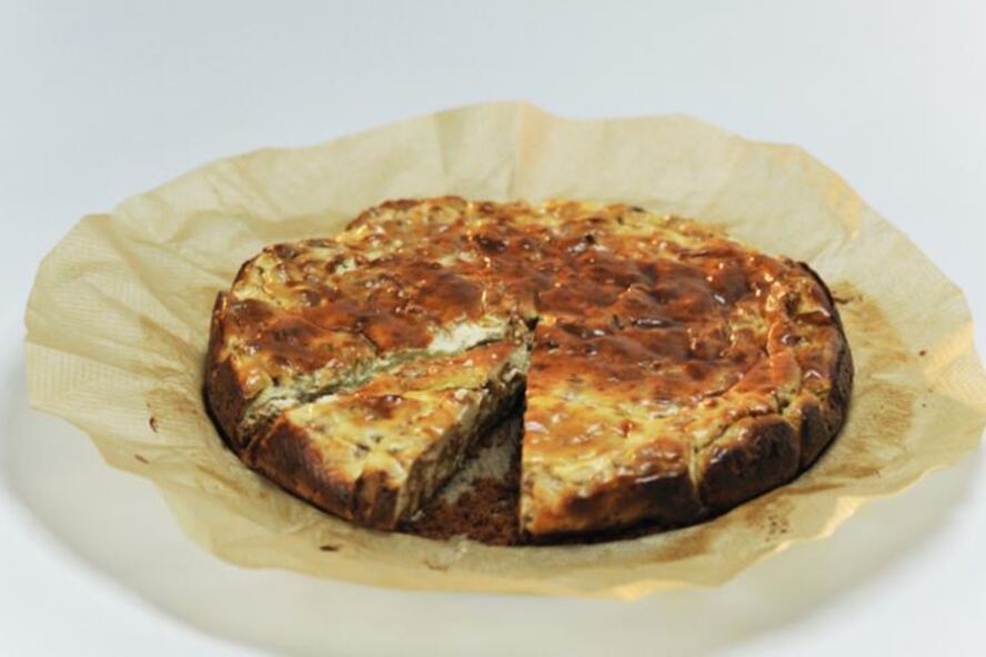 Рецепт закусочный чизкейк с грибами