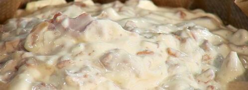 закусочный чизкейк с грибами. Шаг 3