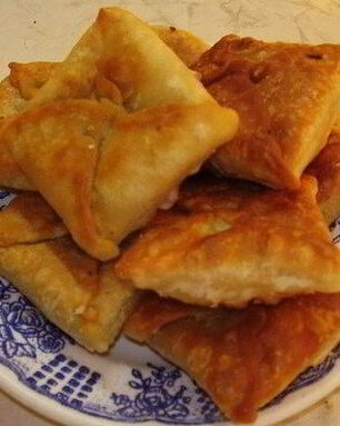 Кефирные конвертики с сыром