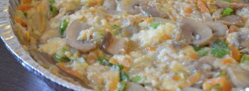 ароматный грибной кекс-пирог. Шаг 9