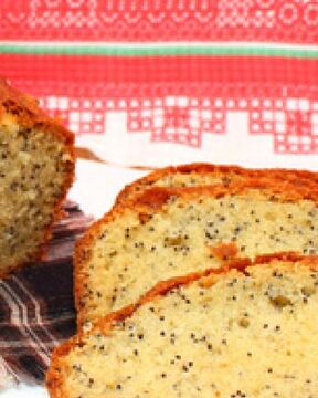 Домашний кекс с маком