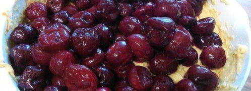 карамельный кекс с вишней. Шаг 8