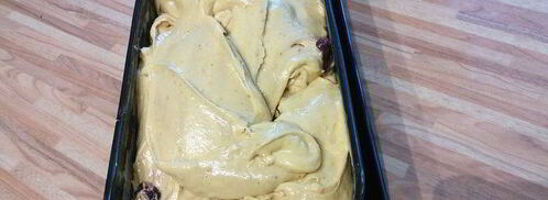 карамельный кекс с вишней. Шаг 9