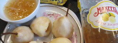 кекс с грушами на лимонном джеме. Шаг 5