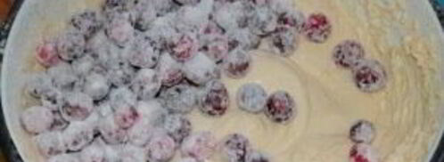 кекс с клюквой. Шаг 5