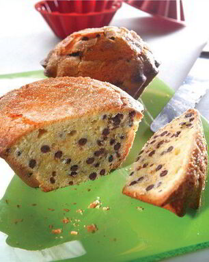 Кекс с оливковым маслом и тертым шоколадом