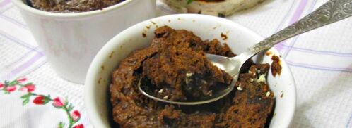 кекс с творогом в микроволновке за 3 минуты. Шаг 7