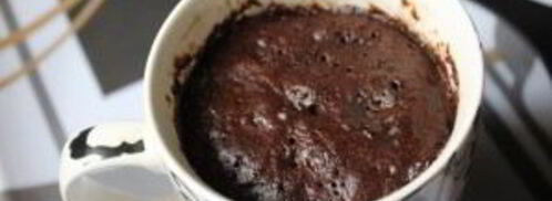 кекс в микроволновке без яиц. Шаг 8