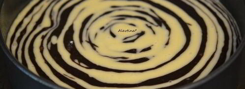 кекс зебра. Шаг 6