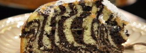 кекс зебра. Шаг 7