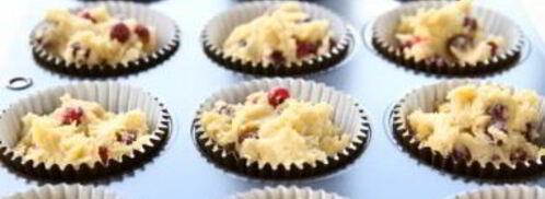 клюквенные кексы. Шаг 5