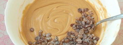 кофейный кекс с изюмом. Шаг 5