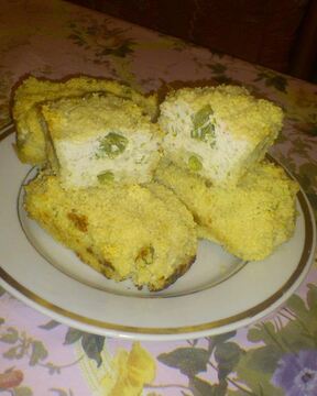 Куриные кексы со стручковой фасолью До-ре-ми