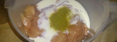 куриные кексы со стручковой фасолью до-ре-ми. Шаг 3