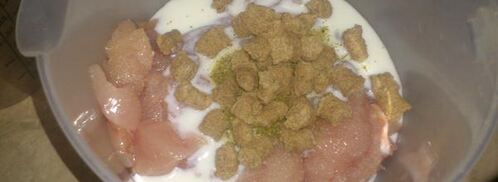 куриные кексы со стручковой фасолью до-ре-ми. Шаг 4