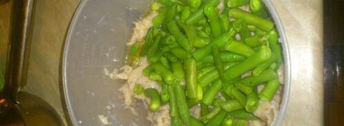 куриные кексы со стручковой фасолью до-ре-ми. Шаг 5