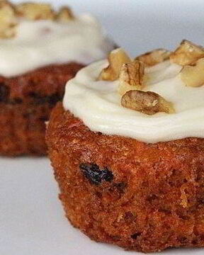 Морковно-апельсиновые капкейки