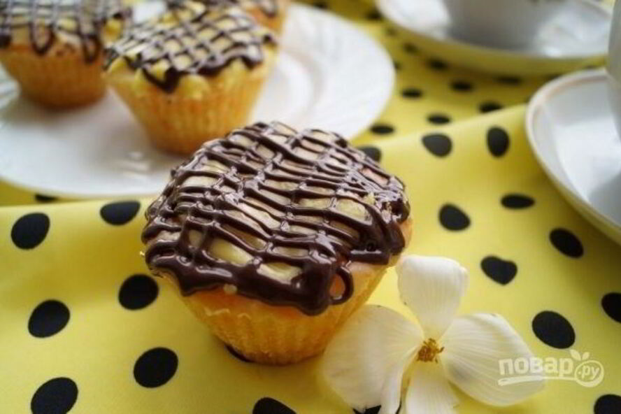 Рецепт морковные кексы с шоколадной глазурью