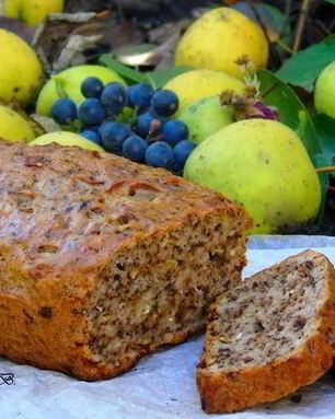 Орехово-кабачковый кекс