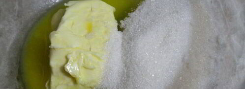 орехово-шоколадные кексы с черешней. Шаг 2