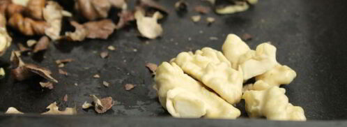 орехово-шоколадные кексы с черешней. Шаг 5