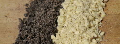 орехово-шоколадные кексы с черешней. Шаг 6